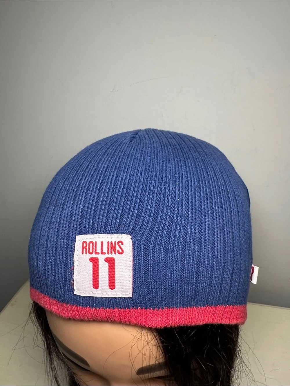 Jimmy Rollins #11 Phillies Mcdonalds Kids Blue & red Knit Beanie